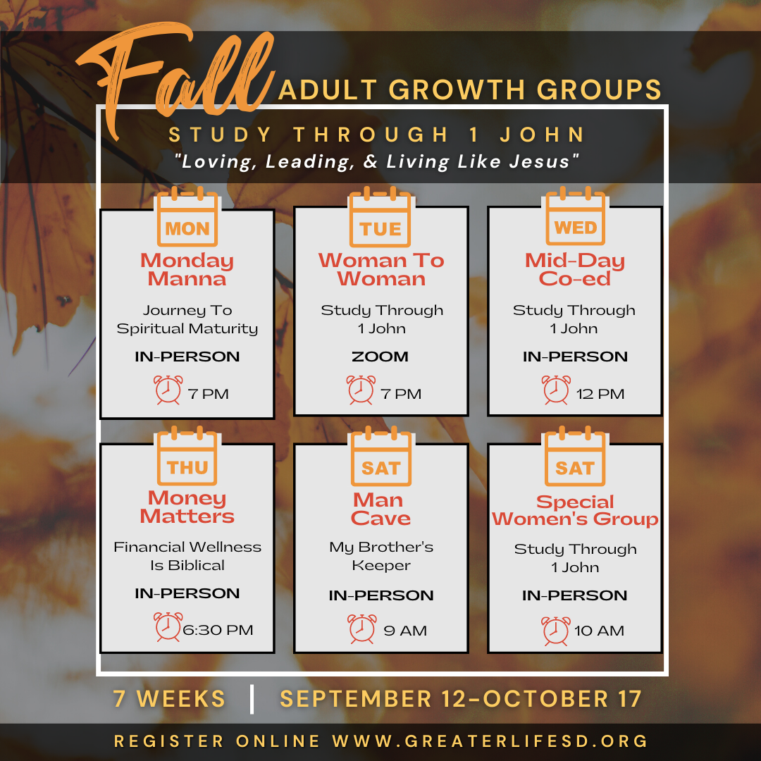 Fall Growth Groups 2022 Graphic